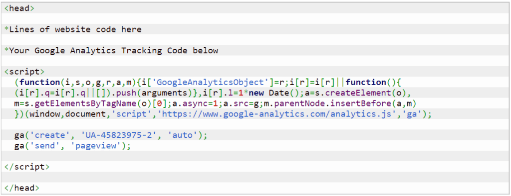 Ваш код может выглядеть примерно так при вставке в этот раздел: